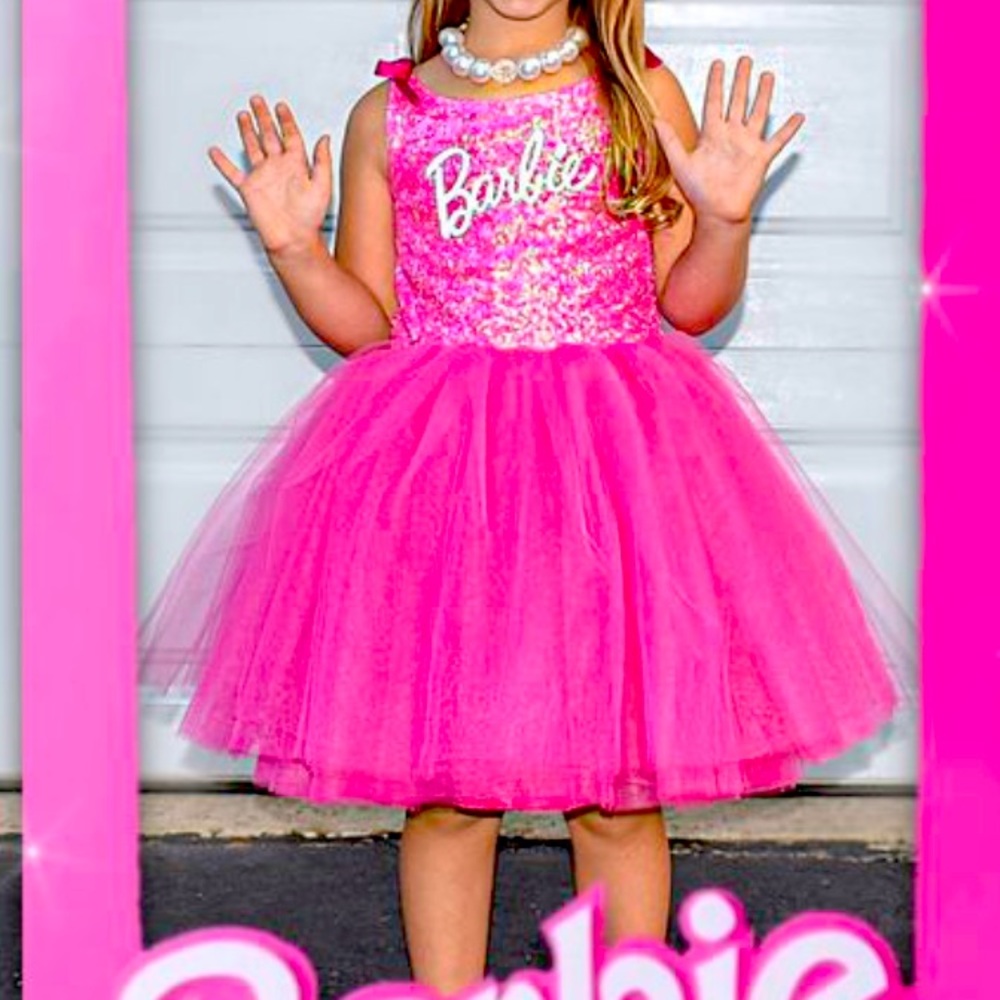 Barbie Glam tutu dress size 6Y